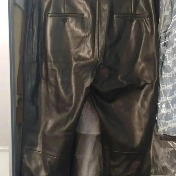 Theory Black casual Ankle Cut faux leather Size 8 - Picture 10 of 16